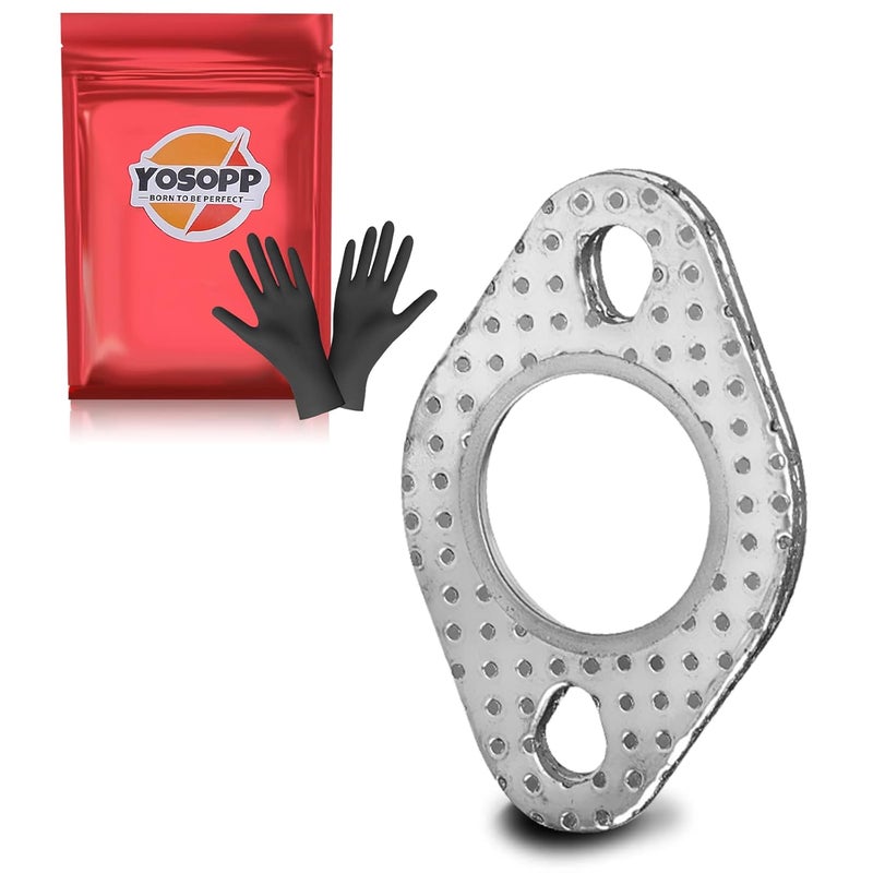 YOSOPP GY6 Exhaust Gasket - 50cc 70cc 90cc 110cc 125cc 150cc Scooters ATVs - GMB139 Engine Moped Quad - Dune Buggy Go Karts - Taotao Sunl Coolster Jonway Roketa Sandrail - Image 1